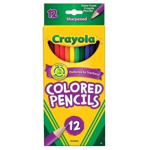 Bộ 12 bút chì màu Crayola 68-4012 (6840124039)