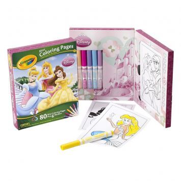 Bộ giấy tô màu hình công chúa Disney Crayola 04-5055 (0450550010)