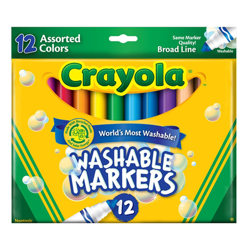 Bút lông nét dày Crayola 58-7812 (5878128010) - 12 màu