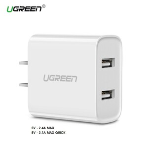 Củ sạc điện thoại ipad Ugreen 3.1A  20328 CD104