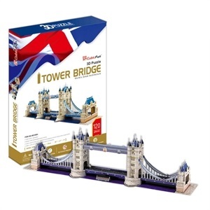 Bộ xếp hình 3D cầu tháp London Cubic Fun MC066H