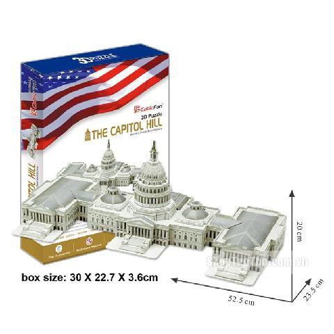 Bộ xếp hình 3D Thượng viện Hoa Kỳ Cubic Fun MC074H