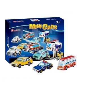 Bộ xếp hình 3D xe hơi Mini Cars Cubic Fun S3019H