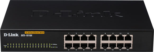 Switch D-Link DES-1016D 16-Port Desktop