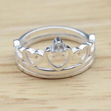 Nhẫn bạc nữ Hiểu Minh NU423
