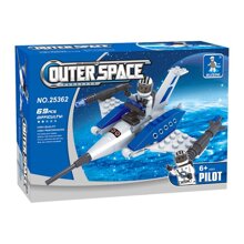 Đồ chơi mô hình lắp ghép AUSINI Outer Space - Khám phá vũ trụ 25362 (69 miếng)