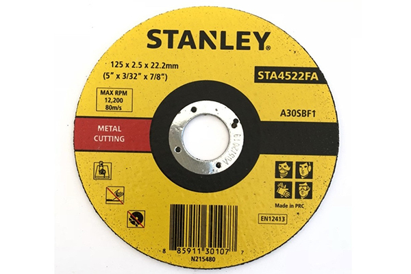 Đá cắt 125 x 2.5 x 22 mm Stanley STA4522FA