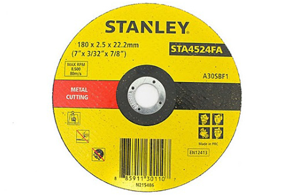 Đá cắt 180 x 2.5 x 22 mm Stanley STA4524FA