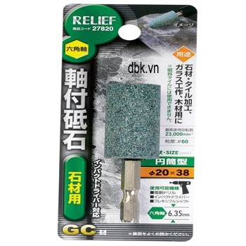 Đá mài hình trụ nhật bản Relief 27820