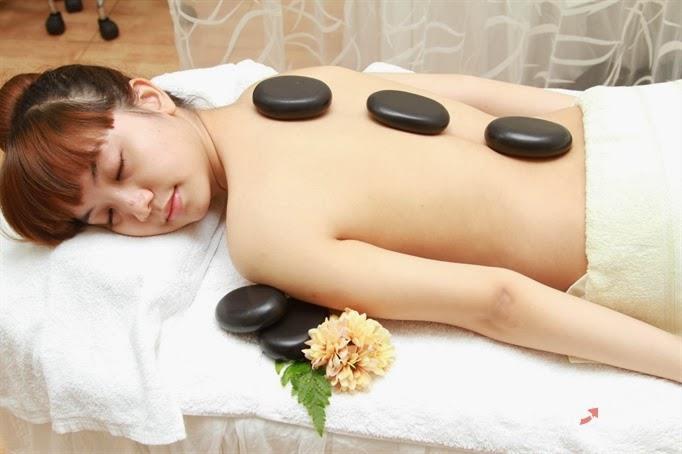 Đá massage body tròn trung