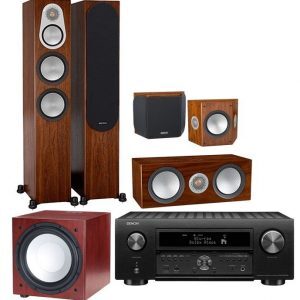 Dàn âm thanh xem phim - nghe nhạc 5.1 DENON AVC X3700H - MONITOR AUDIO SILVER 300 SERIES