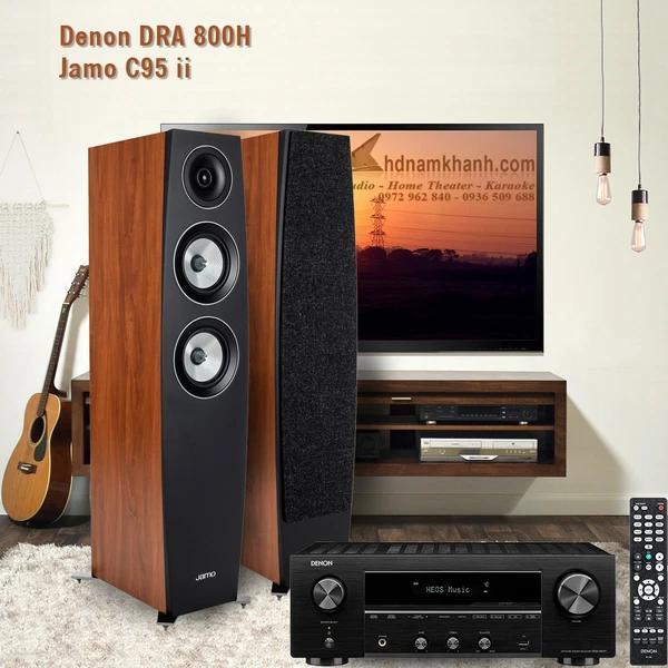 Dàn nghe nhạc Denon DRA 800H - JAMO C95 II