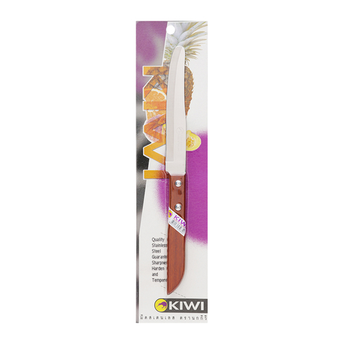Dao gọt vỏ inox cán gỗ Kiwi 502