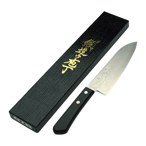 Dao nấu ăn 17 Lớp TANAKA Santoku 165mm