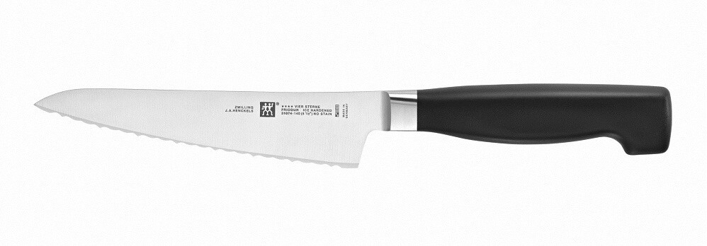 Dao Zwilling Four Star Compact Serrated 14
