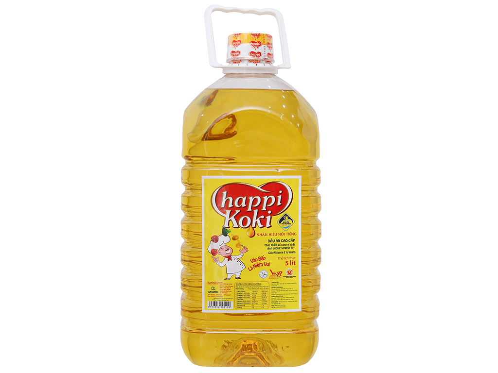 Dầu ăn Happy KoKi 5L