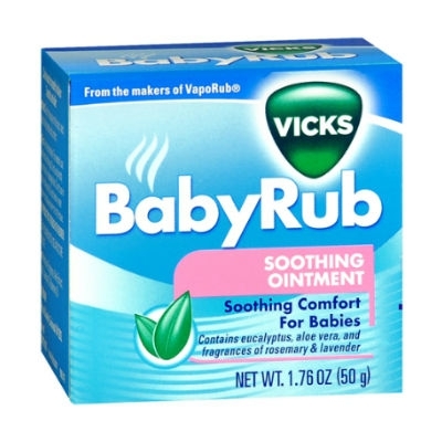 Dầu bôi ấm ngực giảm ho cho bé Vicks Baby Rub