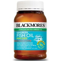 Dầu cá Blackmores Odourless fish oil mini caps 400 viên