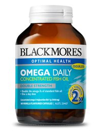 Dầu cá Blackmores Omega 3 Daily - bổ trợ tim mạch 90 Viên