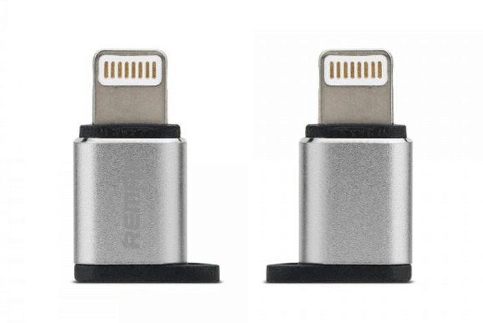 Đầu chuyển Micro USB to apple Remax visual RA-USB2 nơi bán giá rẻ nhất  tháng 04/2023