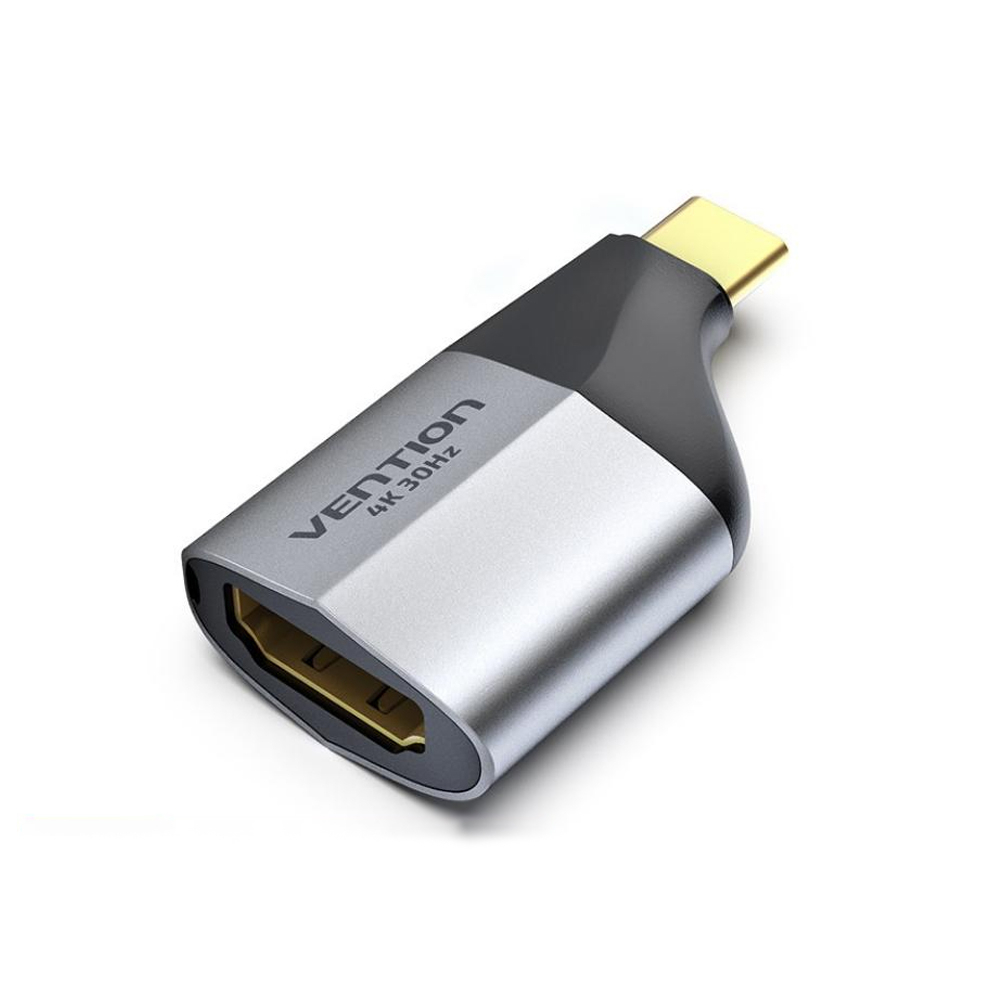 Đầu chuyển USB Type C to HDMI hỗ trợ 4K 30Hz Vention TCDH0