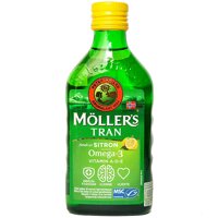 Dầu Gan Cá Tuyết Moller’s Tran Hương Chanh 250Ml