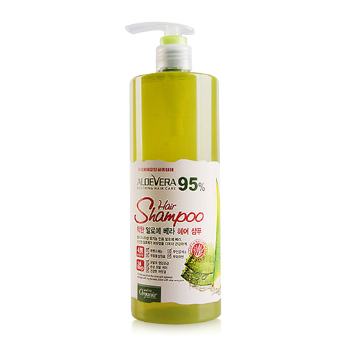 Dầu gội tinh chất lô hội Organia Aloe Vera 95% Soothing Hair Care Hair Shampoo 500g