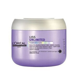 Dầu hấp dành cho tóc duỗi LOreal Professionnel Liss Unlimited 200ml - 02609TO47