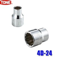 Đầu tuýp 12 cạnh 1/2" ra lục giác 24mm Nhật Bản 4D-24 Tone