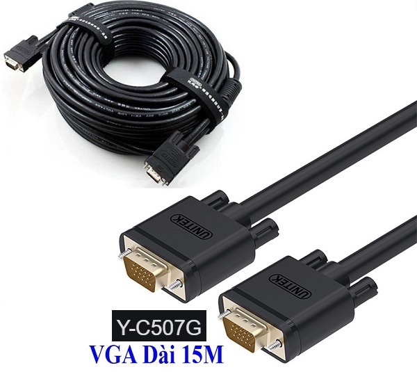 Dây cáp VGA Unitek Y-C507G (15m)