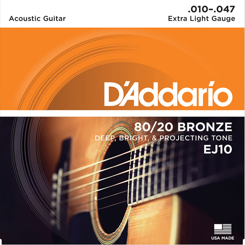 Dây đàn Guitar Acoustic DAddario EJ10