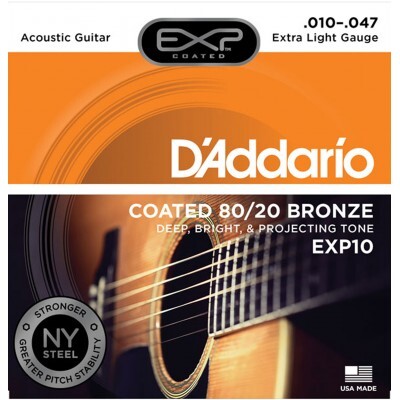 Dây đàn guitar acoustic D'Addario EXP10