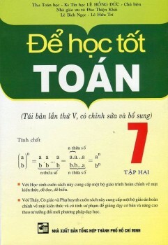 Để học tốt Toán 7 tập 2