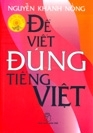 Để Viết Đúng tiếng Việt