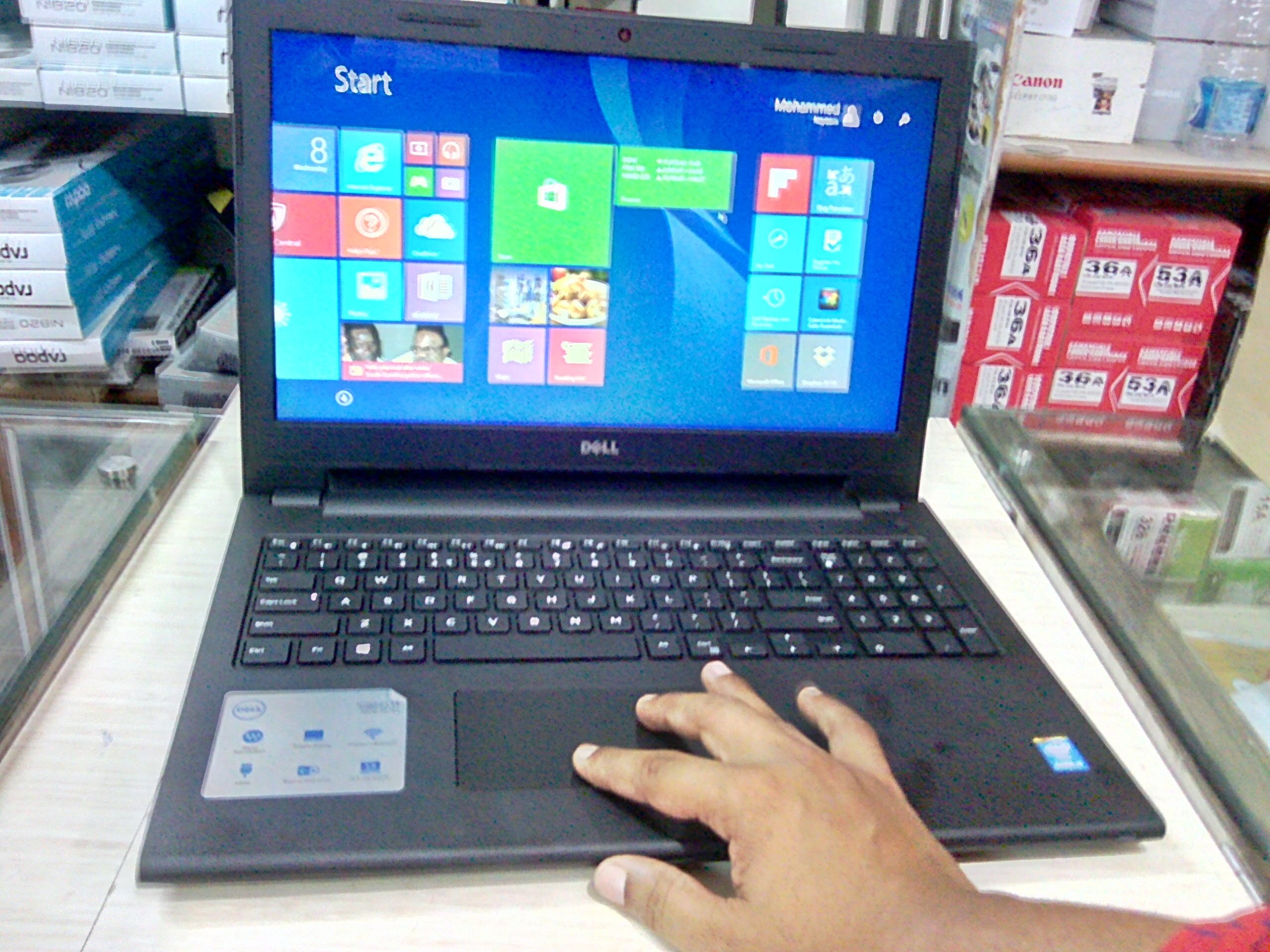 Laptop Dell Inspiron 3543 - Intel Core™ i5 ,5200U,4GB,500GB,VGA INTEL,Win 8.1,Touch