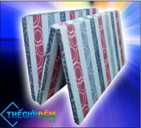 Đệm bông ép Korea vỏ cotton 1.5 x 1.9 m