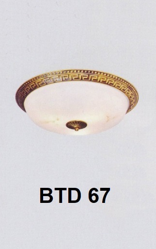 Đèn áp trần đồng BTD 67