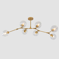 Đèn chùm 8 Bóng thân trà VENUS XCB8085/8