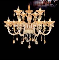 Đèn chùm  chao thủy tinh NC 2104/8+4