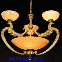 Đèn chùm đồng đá HF1025-3