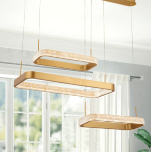 Đèn chùm pha lê cao cấp kiểu ngang A165/3