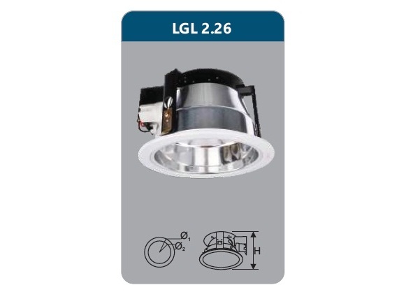 Đèn downlight âm trần Duhal LGL 2.26 (LGL2.26)
