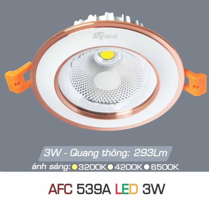 Đèn led âm trần Anfaco AFC 539A - 3W