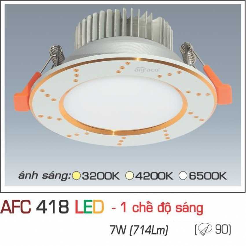 Đèn led âm trần Anfaco AFC 418 - 7W