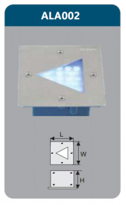 Đèn led âm tường Duhal ALA002