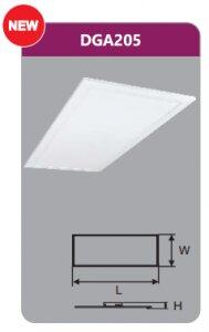 Đèn led panel bảng cao cấp Duhal DGA205