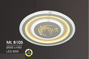 Đèn mâm áp trần LED Ø500mm MLB105