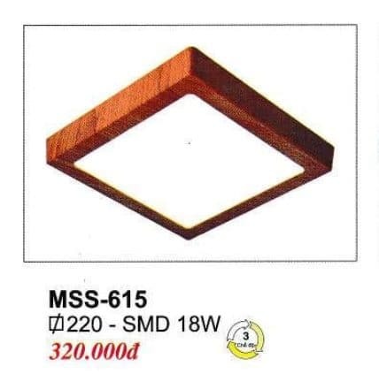 Đèn mâm áp trần MSS-615