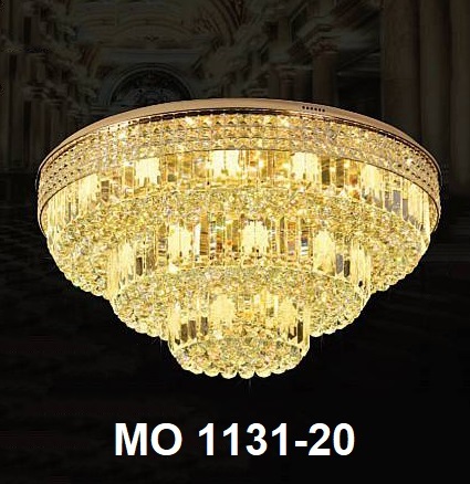 Đèn mâm ốp trần pha lê MO-1131-20