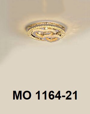 Đèn mâm ốp trần pha lê MO-1183-21